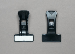 Клипса пластиковая черная